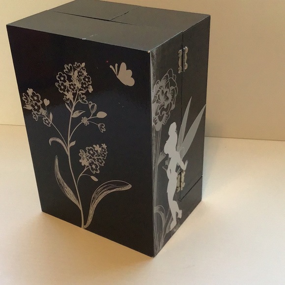 Disney Tinkerbell Enesco jewelery box chest armoir with hooks doors & drawers - Picture 13 of 16